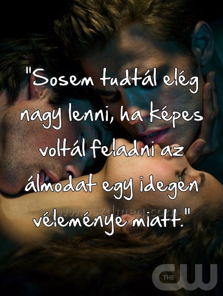 "Sosem tudtál elég nagy "Sosem tudtál elég nagy