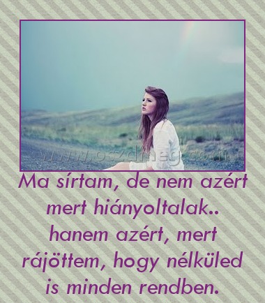 Ma sírtam
 
