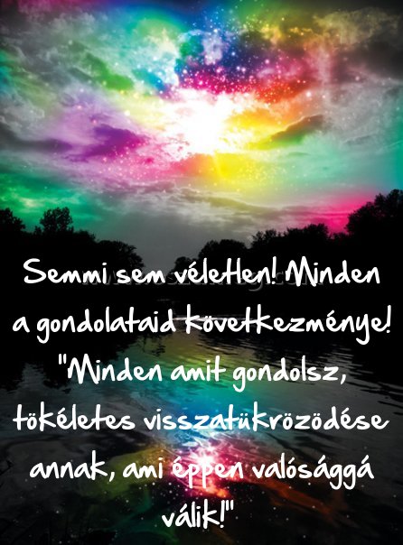 Semmi sem véletlen! Minden Semmi sem véletlen! Minden
Semmi sem véletlen! Minden a gondolataid következménye!