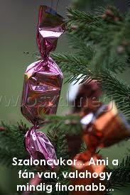 Szaloncukor... Ami a fán van
 
Szaloncukor... Ami a fán van, valahogy mindig finomabb...