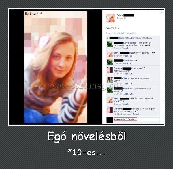 Egó növelésből
 
*10-es...