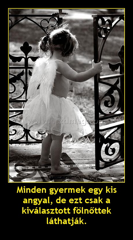 Minden gyermek egy kis angyal, de ezt csak a kiválasztott fölnőttek láthatják.
 
